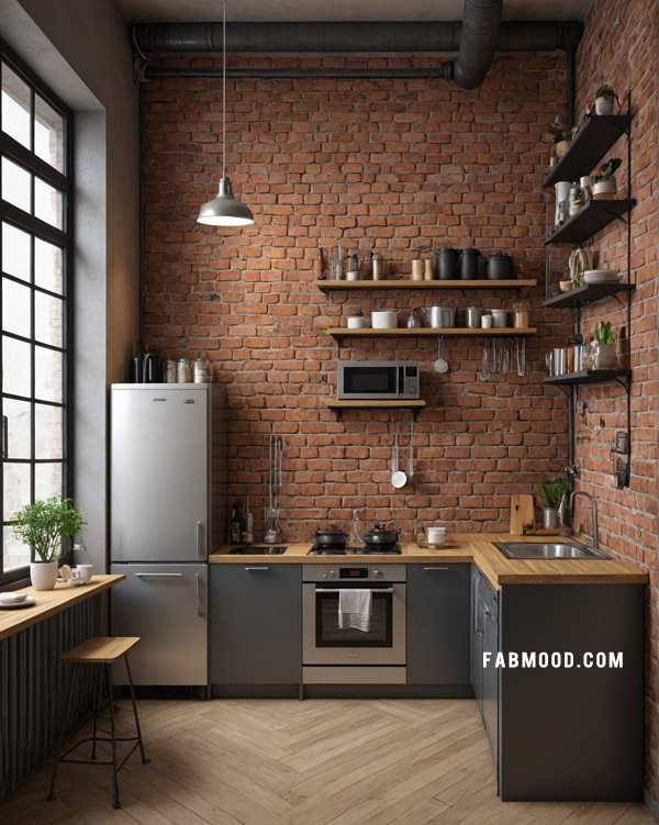 Industrial Chic Kitchen, small industrial style kitchen