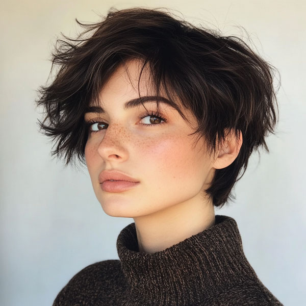 Textured Tousle Pixie, effortless pixie haircut, short haircuts for women