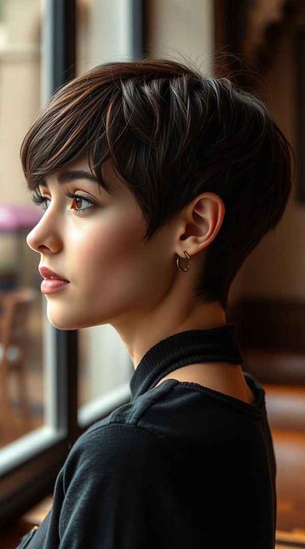 Classic Modern Pixie, pixie haircut, Pixie haircut gallery, Pixie haircut for women, Pixie haircuts for short hair