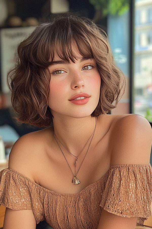 Boho Chic Bob, French Bob Haircut, Parisian hairstyle, Parisian bob haircut