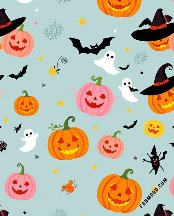 33 Aesthetic Halloween Wallpapers : Playful Pumpkins and Ghosts Galore