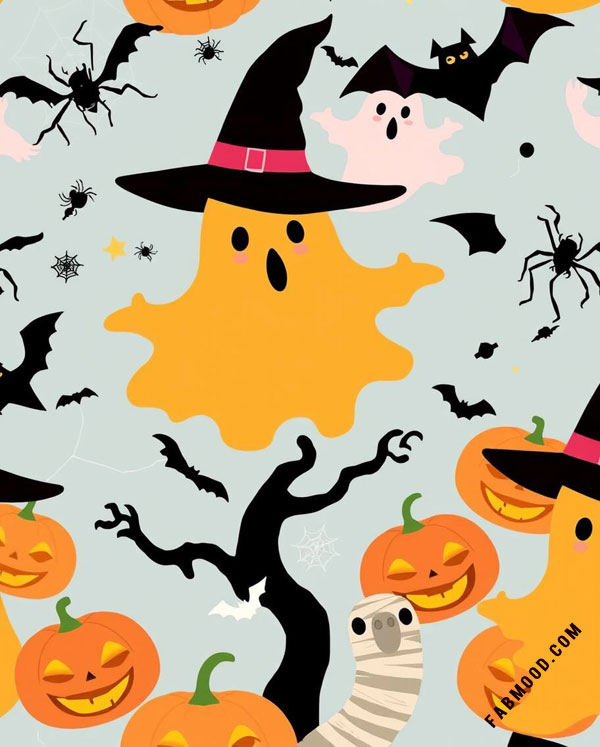 33 Aesthetic Halloween Wallpapers : Witchy Ghosts and Pumpkin Delight