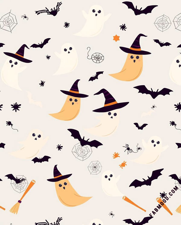 33 Aesthetic Halloween Wallpapers : Playful Ghosts