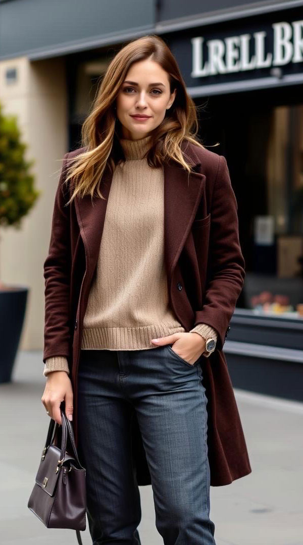 Autumn Street Style, fall outfit look, effortless autumn style look