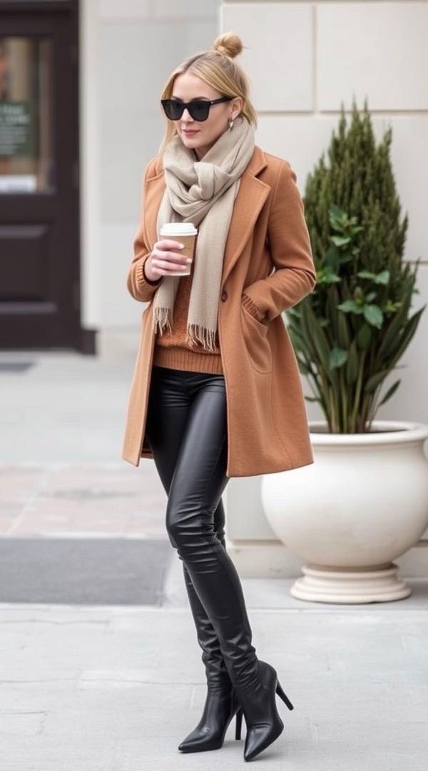 Autumn Street Style, fall outfit look, effortless autumn style look