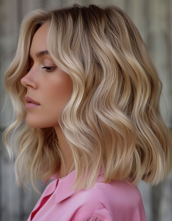 Glamorous Blonde Layers