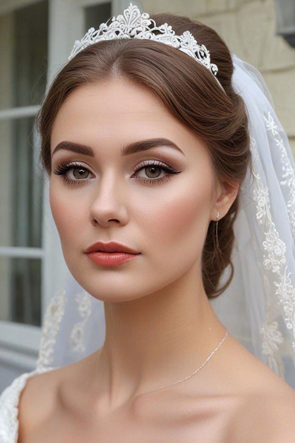 40 Bridal Makeup Looks Classic Princess Bride 1 Fab Mood Wedding Color Haircuts Hairstyles Nails Colours