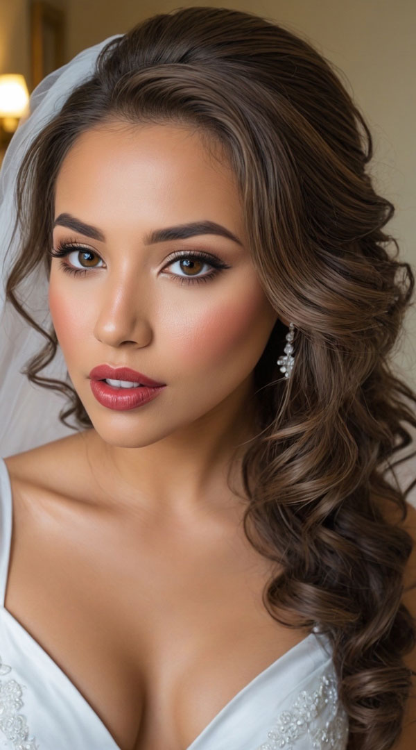 40 Bridal Makeup Looks : Radiant Bridal Glam