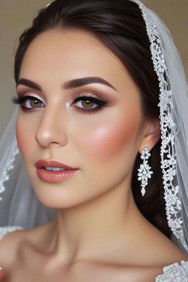 40 Bridal Makeup Looks : Radiant Elegance Bridal Look