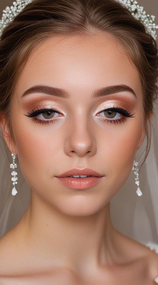 40 Bridal Makeup Looks : Ethereal Glow Bridal Look