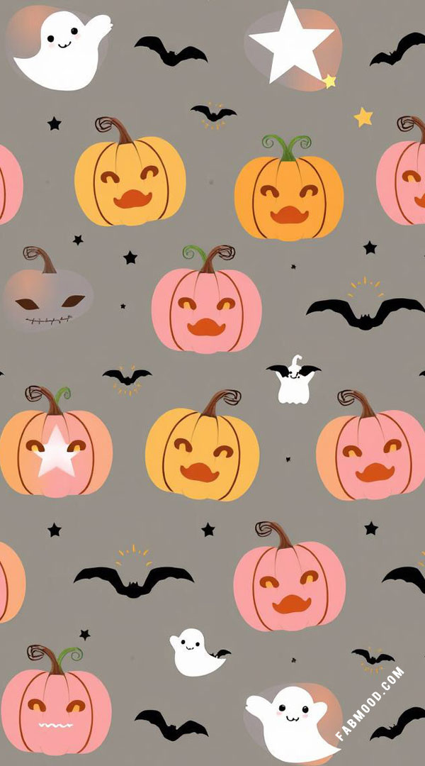 40 Pumpkin Halloween Wallpapers : Playful Ghosts & Pumpkins