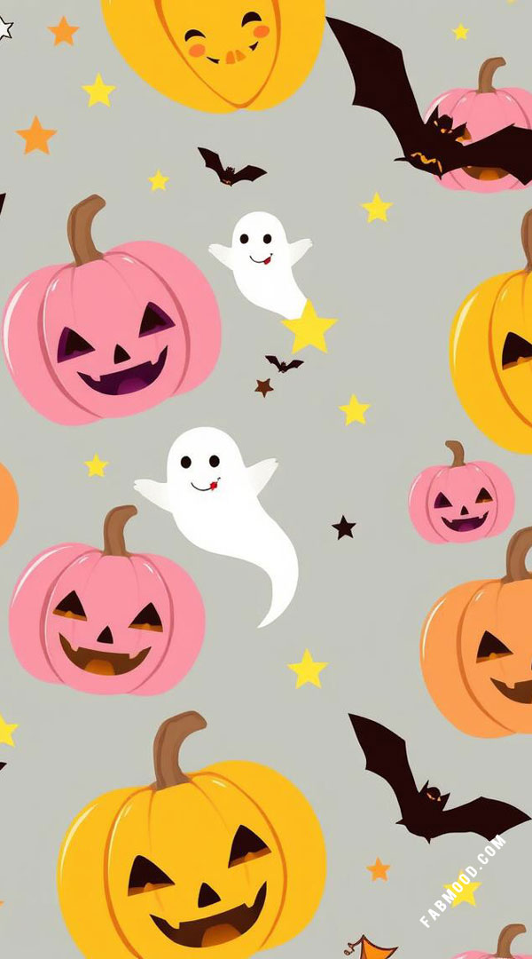 40 Pumpkin Halloween Wallpapers : Boo-tiful Ghosts & Bats