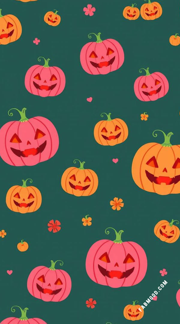 40 Pumpkin Halloween Wallpapers : Vibrant Halloween Jack-o’-Lanterns