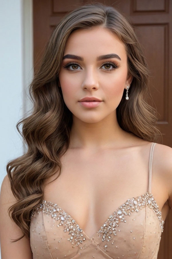 50 Soft Glam Prom Makeup Looks : Timeless Nude Glam