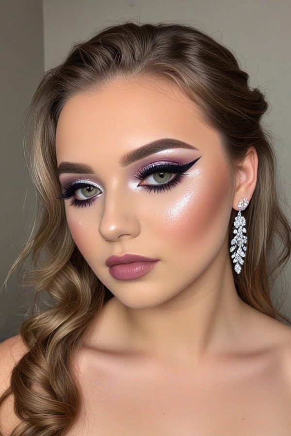 50 Soft Glam Prom Makeup Looks : Dramatic Glamour