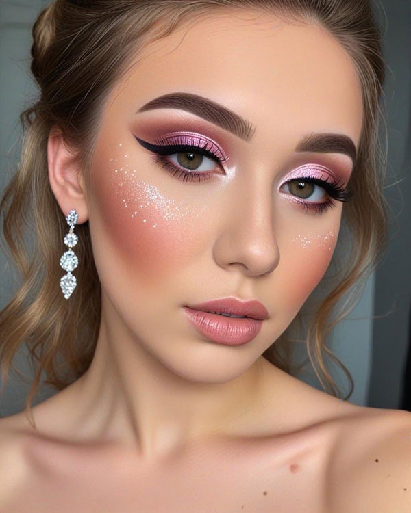 50 Soft Glam Prom Makeup Looks : Bold and Beautiful in Pink 1 - Fab ...