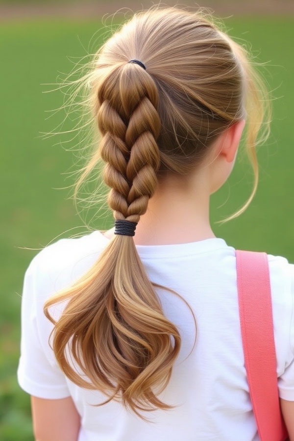 Bubble Braid Ponytail