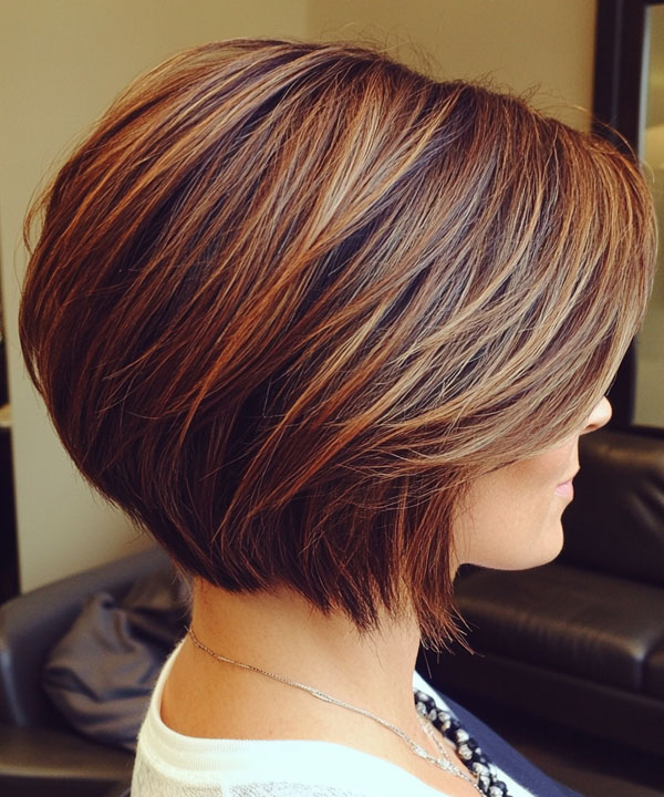 Layered Bronde Bob, bob hairstyle, layered bob haircut