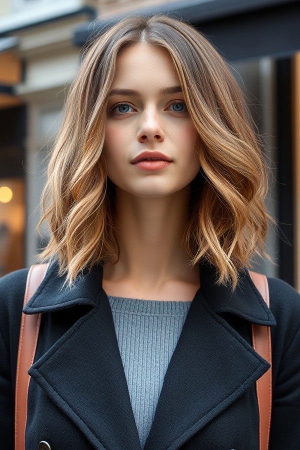 Loose Waves Lob, long bob hairstyle, long bob haircut, lob hairstyle