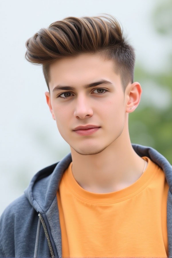 High Volume Quiff, short classic haircuts every man, Classic hairstyles Male, Best classic hairstyle, Gentleman hairstyle Male, Modern classic haircut