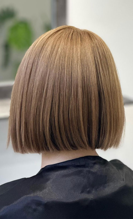 Classic Honey Blonde Bob, bob hair colour , honey blonde hair colour