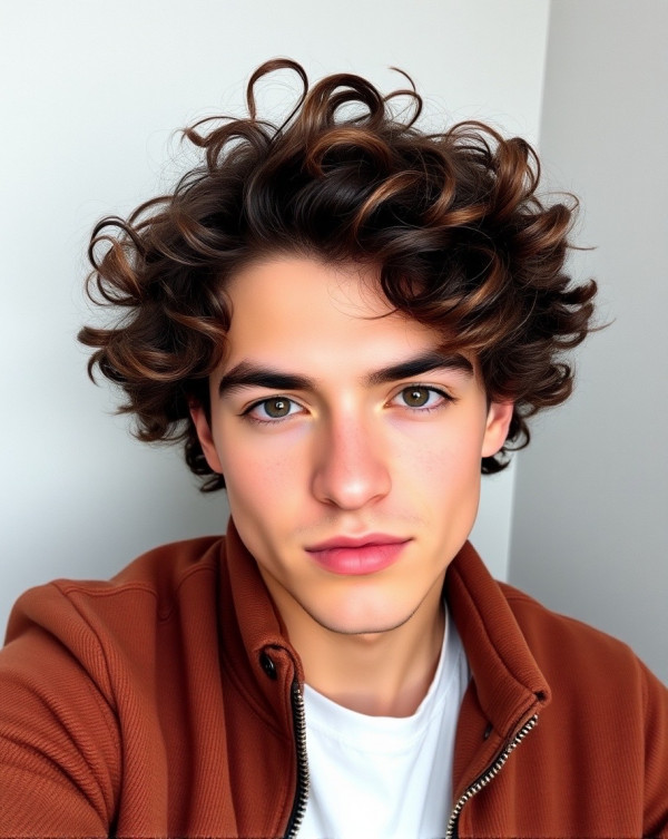 33 Classic Haircuts Every Man Should Try : Curly Shag Cut