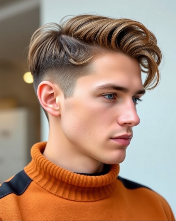 33 Classic Haircuts Every Man Should Try : Classic Side Part Fade