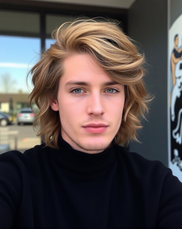 33 Classic Haircuts Every Man Should Try : Flowing Medium-Length Waves