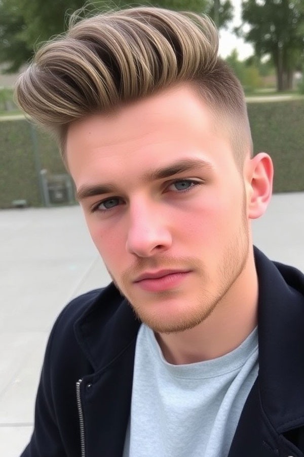 High Fade Pompadour, short classic haircuts every man, Classic hairstyles Male, Best classic hairstyle, Gentleman hairstyle Male, Modern classic haircut