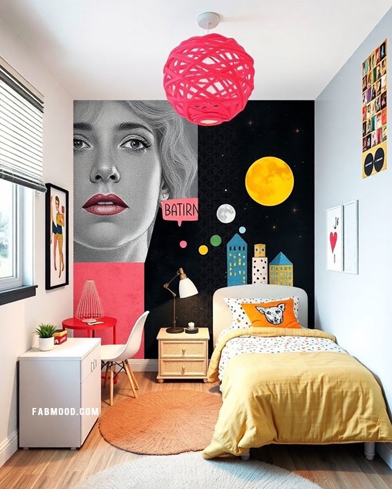 Cosmic Glam Bedroom, urban bedroom ideas, Art inspired bedroom ideas, Wall Art for bedroom above bed, Art inspired bedroom walls, Modern art inspired bedroom, wall Art inspired bedroom , Trendy wall art for bedroom