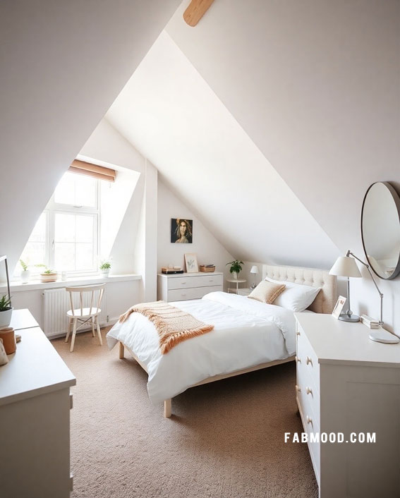 14 Inspiring Loft White Bedroom Ideas for a Dreamy Retreat