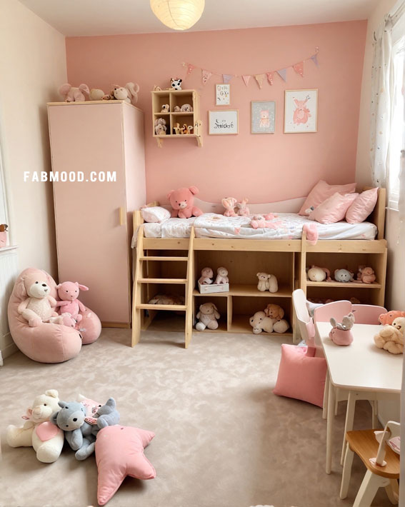 Sweet Pink Haven for Little Ones, small bedroom ideas, small bedroom design, small bedroom decorating idea