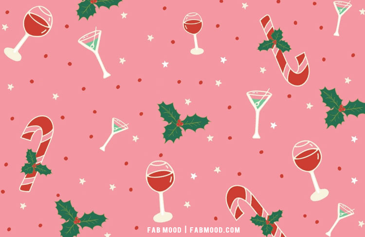 Vibrant Pink Festive Cheer , Christmas wallpaper, Christmas wallpaper for laptop, Christmas wallpaper for Desktop