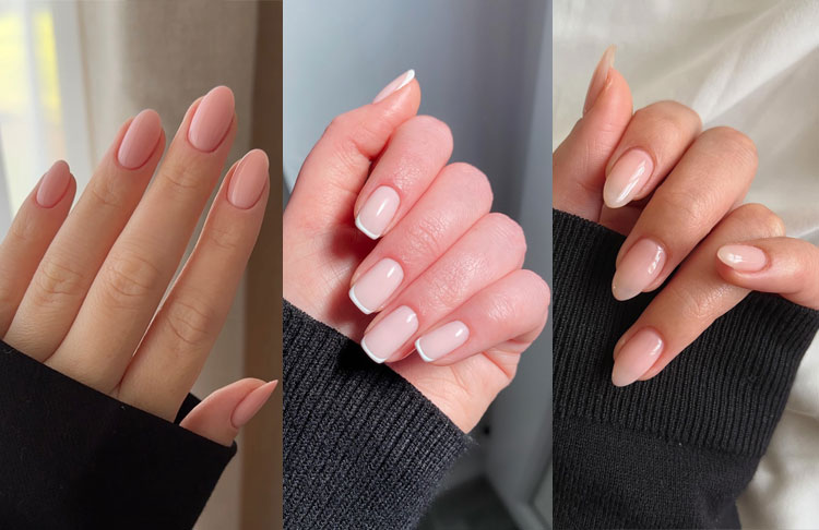 Clean girl nail ideas short, Clean girl nails, Cute clean girl nail ideas