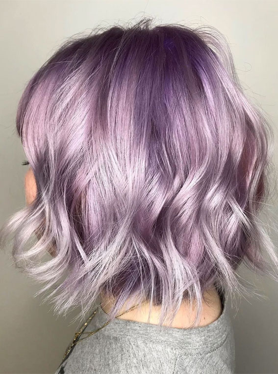 hair colour trends 2025, hair colour trends, lavender hair colour