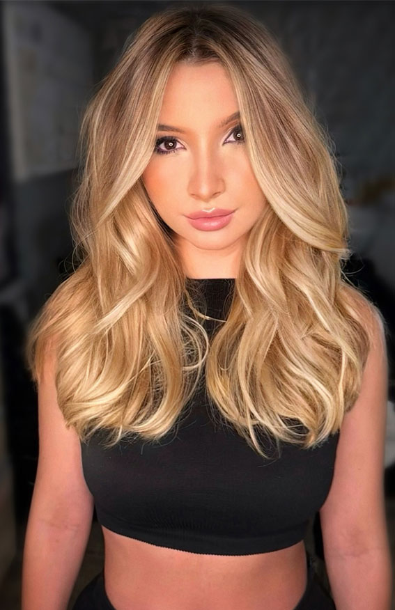 honey blonde hair colour trends