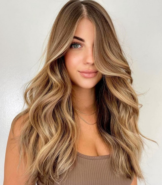 Subtle Elegance in Teddy Bear Blonde, Teddy bear blonde hair colour, teddy bear hair colour, teddy bear Blonde on Dark Hair, Teddy bear blonde Balayage, Teddy bear blonde Highlights, Teddy Bear Blonde Formula, Teddy bear blonde short hair, Teddy bear brown Hair, Teddy bear Balayage