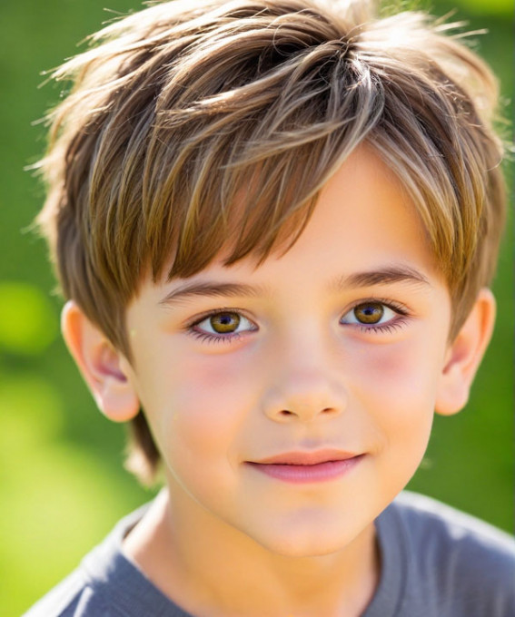 17 Medium Haircuts for School Boy : Soft Layered Mop Top